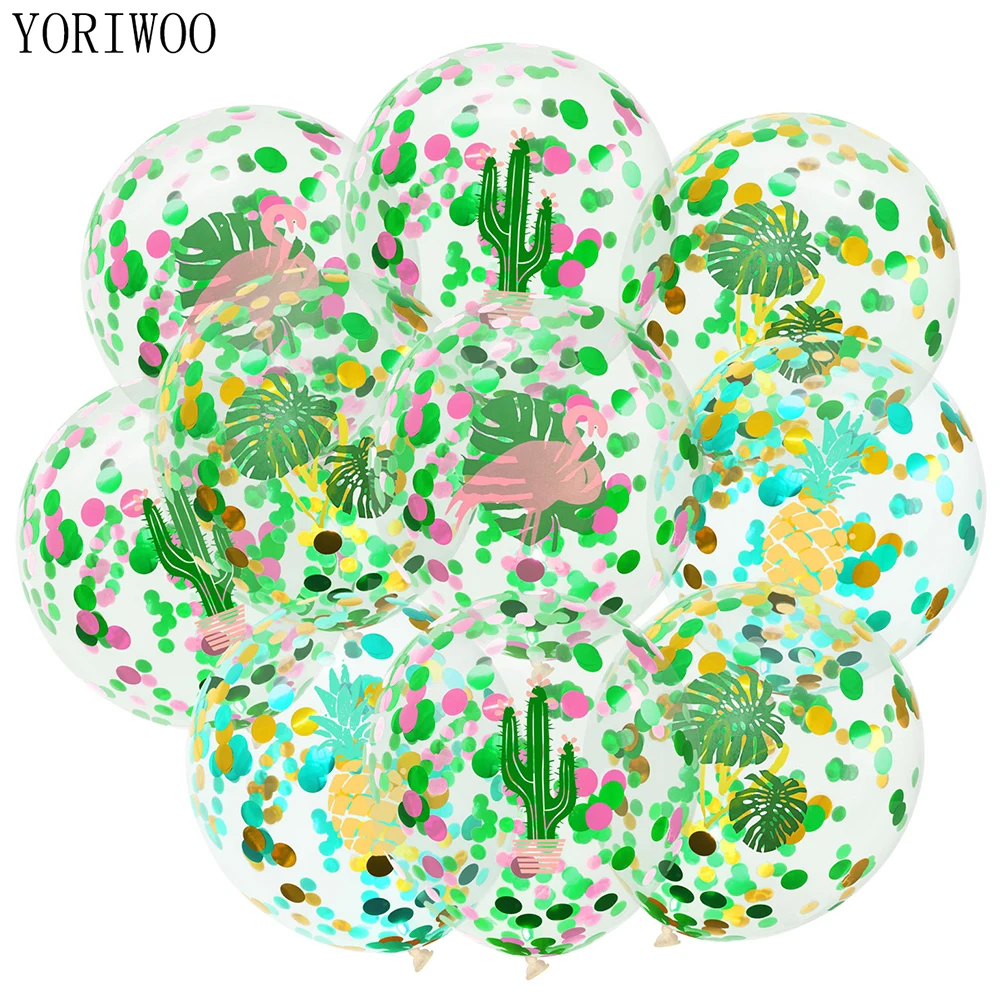 YORIWOO 10 шт. кактус Стандартный латексный шар Фламинго товары для вечевечерние