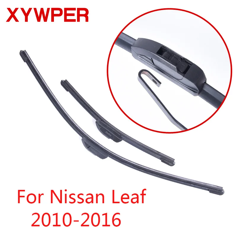 

Стеклоочистители XYWPER для Nissan Leaf 2010, 2011, 2012, 2013, 2014, 2015, 2016, 26 и 16 дюймов, автомобильные аксессуары, стеклоочистители из мягкой резины