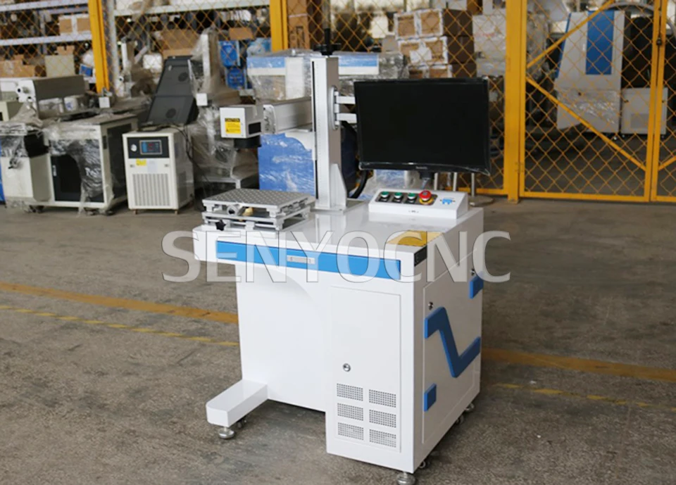 SENYOCNC 20 Вт 30 50 настольная волоконно лазерная маркировочная машина/raycus