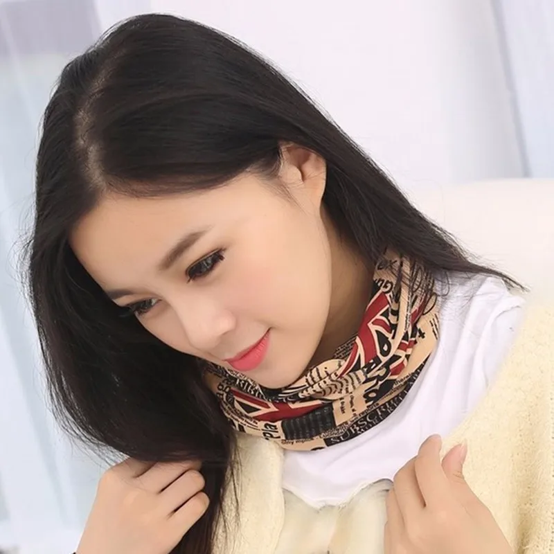 C чепчик капот Для женщин хип-хоп шапки и шарфа Повседневное письмо осень-зима