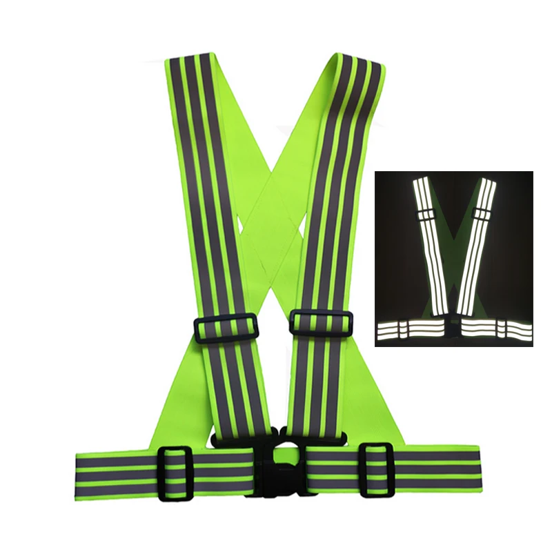 Жилетка Светоотражающая SPARDWEAR эластичный жилет с тремя полосками для