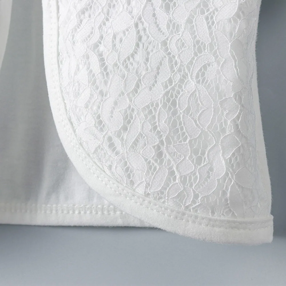 Женский кружевной кардиган SAGACE болеро принцессы для маленьких девочек