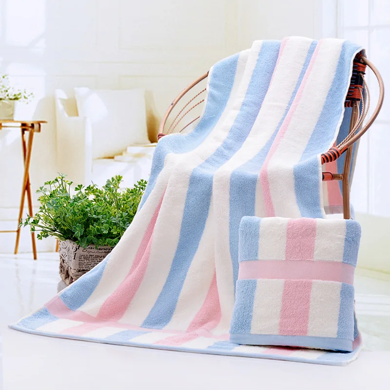 SKTEZO 70cmX140cm высокое качество Полосатое хлопковое банное полотенце пляжное банные
