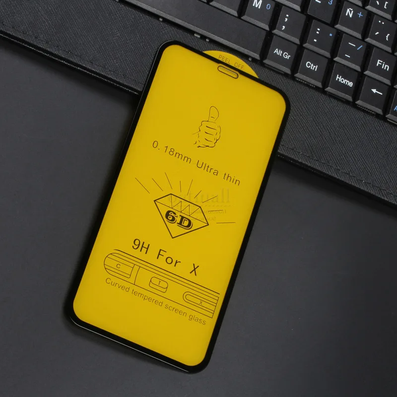 Закаленное стекло для iPhone XR X Xs защитная пленка 3D изогнутое Защитное Apple 11 Pro Max Saver