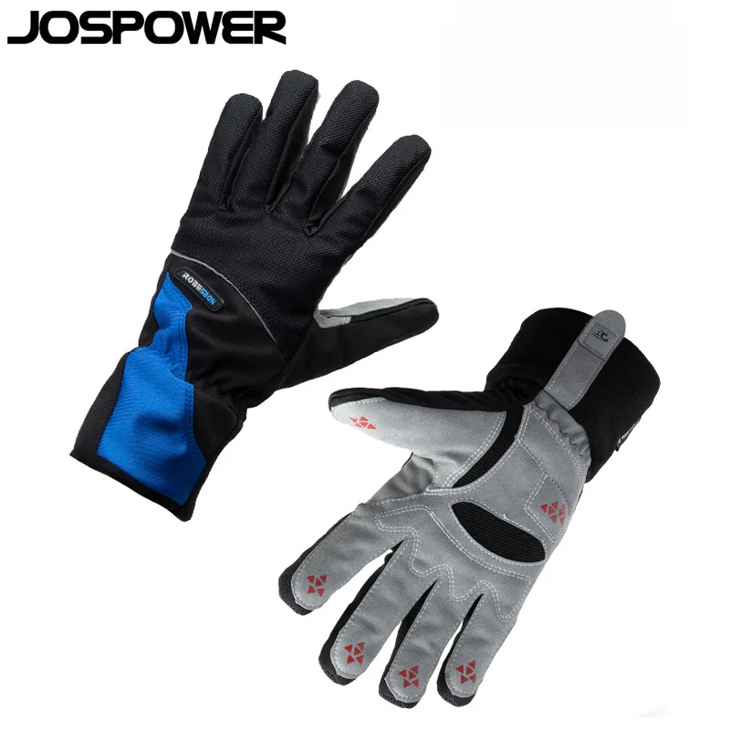 JOSPOWER Новый Теплый горный велосипед перчатки для мужчин ветрозащитные