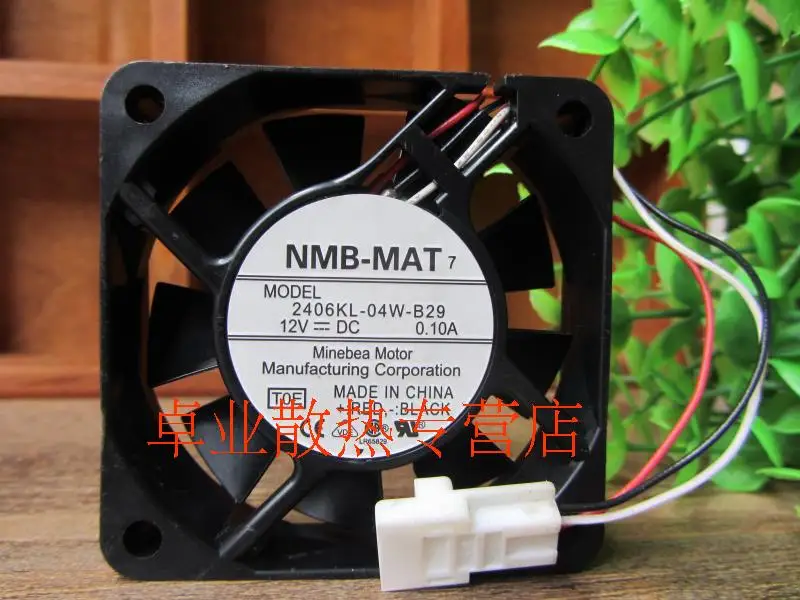 NMB оригинальный 6 см 2406KL 04W B29 6015 DC12V 0.1A проекционный Вентилятор охлаждения|projector