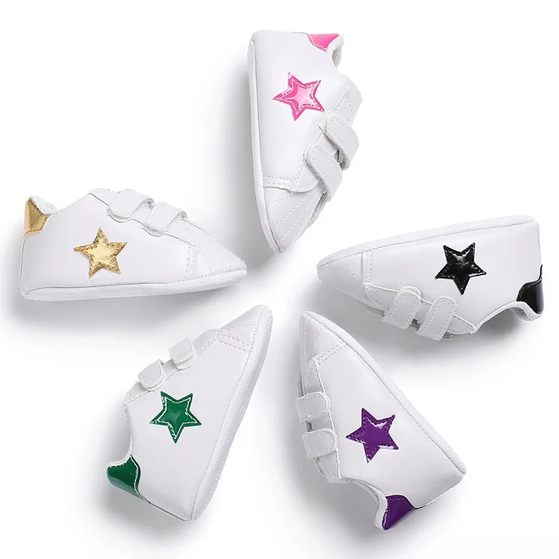 

Spring and Autumn 0-1 years old men and women baby stars casual sports soft shoes non-slip baby toddler shoes