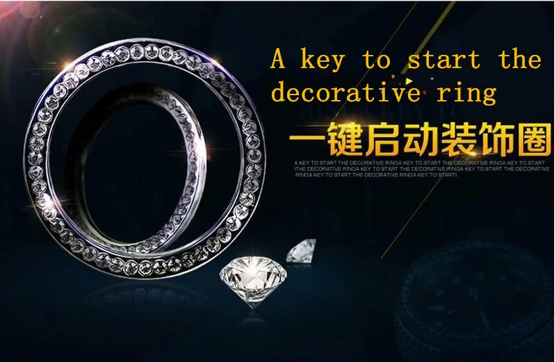 Автомобильный двигатель старт стоп кнопка Крышка Накладка для Honda Accord crv Toyota Rav4