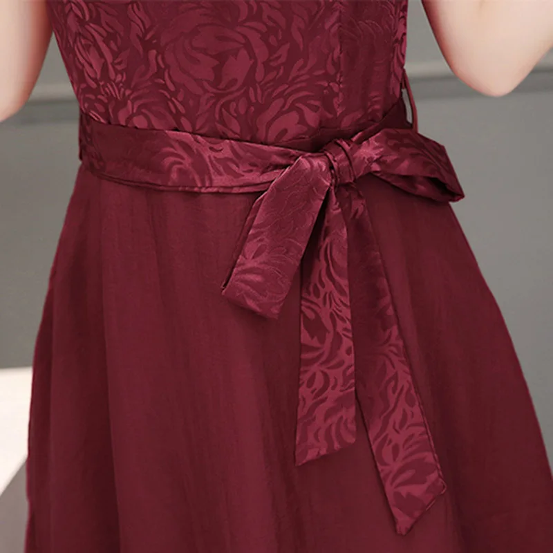 

2019 Summer Fashion Women Dress Short Sleeve High Quality Elegant Mulberry Silk Lady Long Dress Loose Dress Females Big Size 4XL