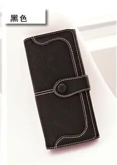 Модные кошельки высокого Ёмкость модные женские туфли женские кошельки Длинные из искусственной кожи женские кошельки с двойными застежками клатч портмоне кошелек, бумажник - Цвет: 03