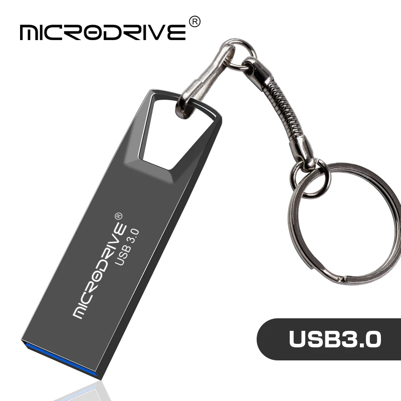 Metal High Speed 16GB 32GB 64GB Usb 3.0 Flash Drive Pen Drive 128GB Usb Stick Flash Drive Class 10 With Keychain Thumb Drive