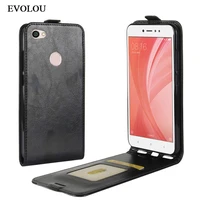 vertical flip cover for xiaomi redmi note 5a case luxury up down leather case for redmi note 5a pro prime protective phone bag
