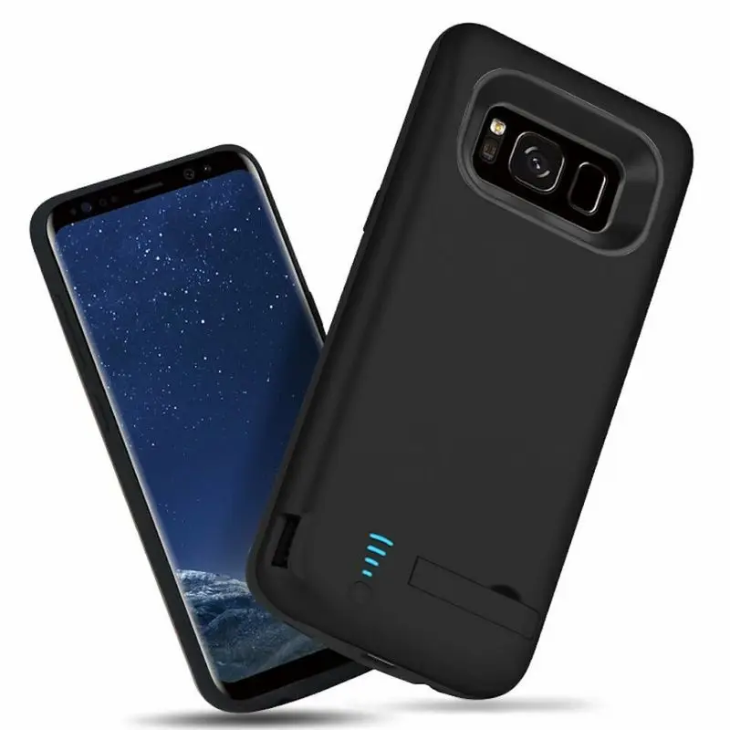 Нэн для Galaxy S8 S9 5000 мАч новый внешний аккумулятор запасного питания со стендом (5 8