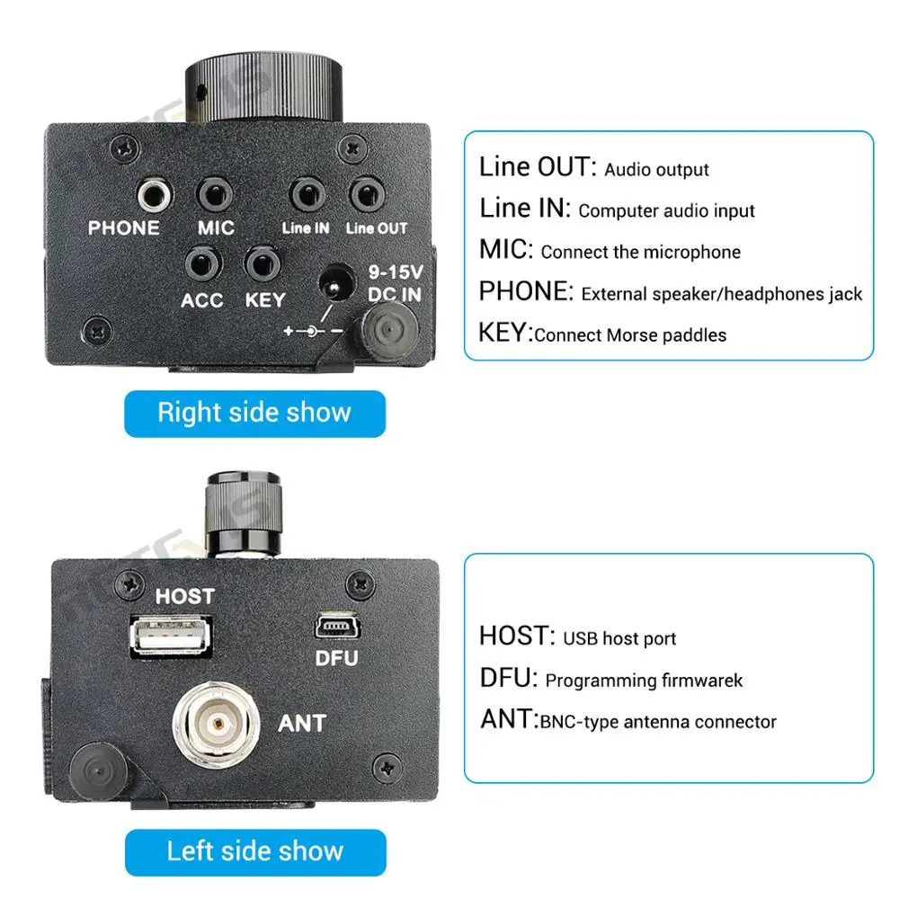 RETEVIS Ailunce HS1/HSI PLUS HF SDR трансивер коротковолновый SSB QRP Ham любительский радио 15 Вт 0 5 30