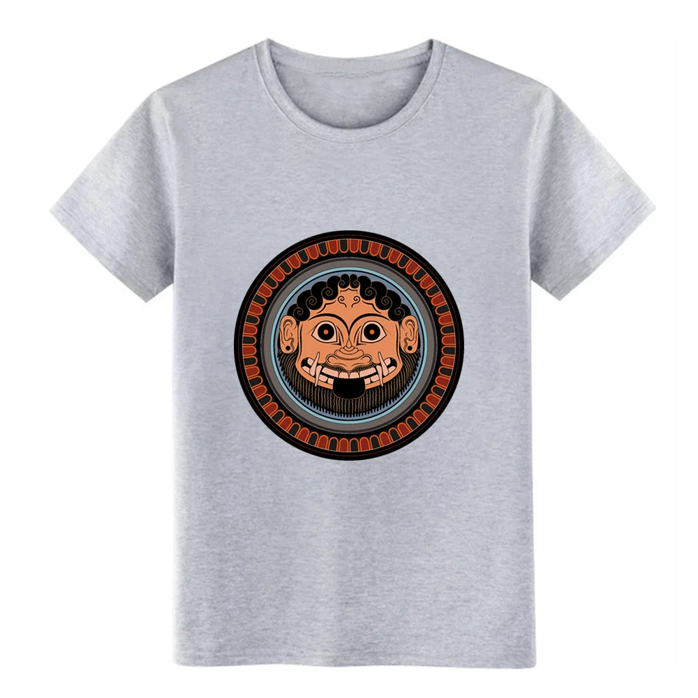 Мужская классическая Футболка с принтом Медуза из Древней Греции коротким