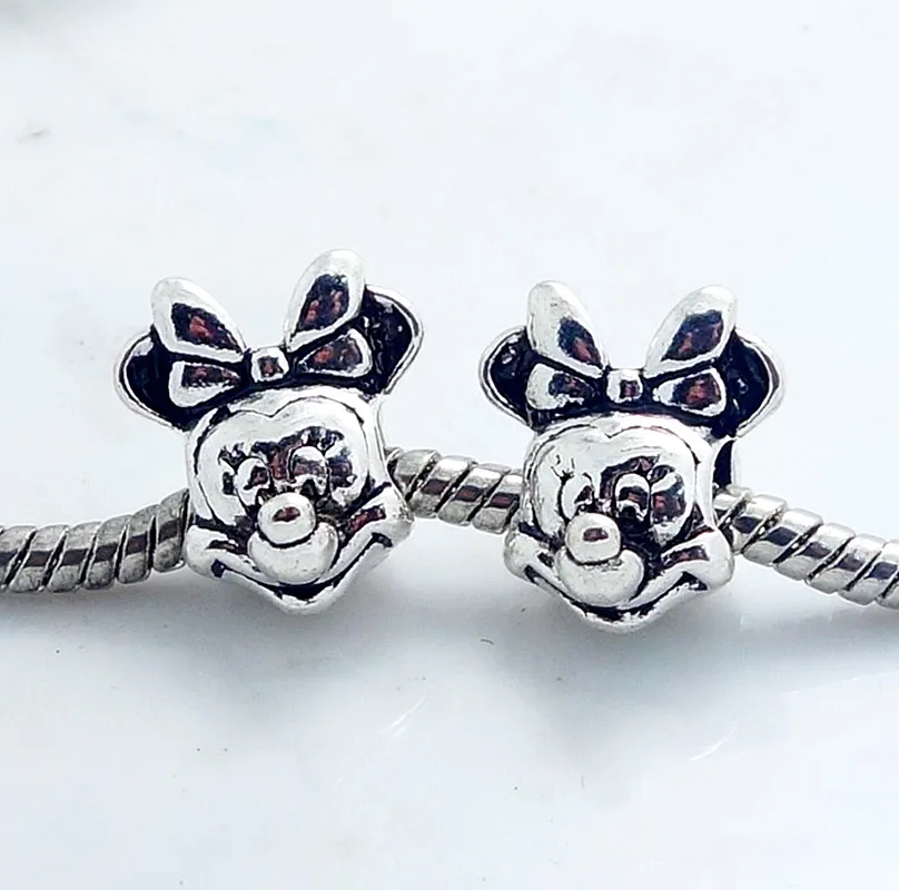 TTBEADS Лидер продаж 1 шт. серебряные европейские Шарм бусины подходит для ожерелья