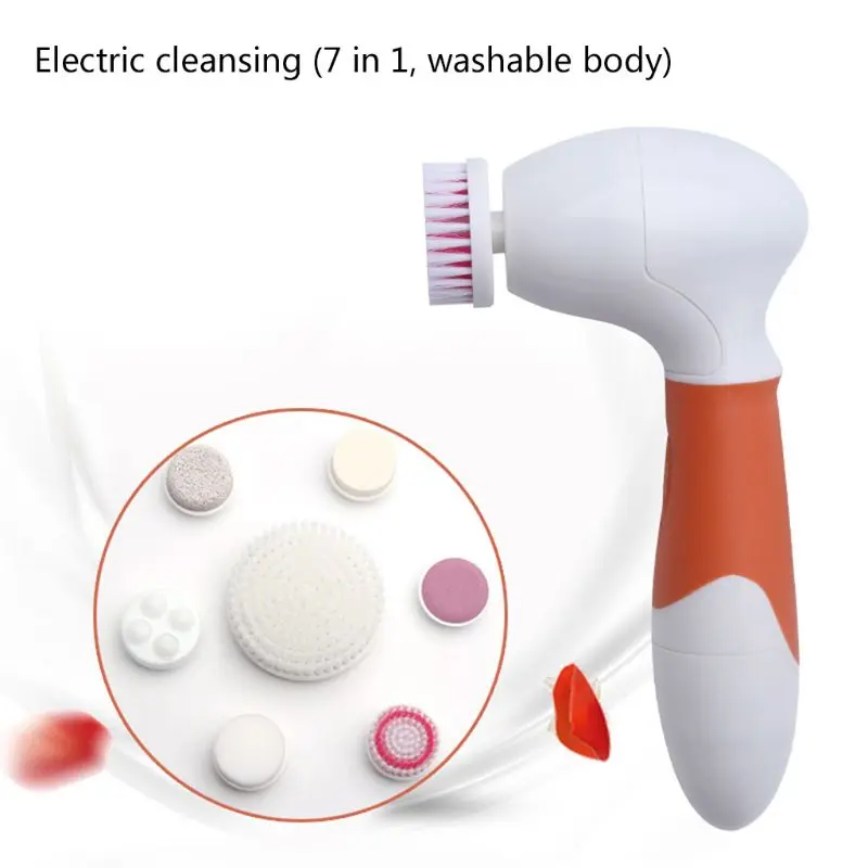 7-in-1 Electric Face Cleansing Brush Multifunction Facial Massager SPA Beauty Skin Care Device |