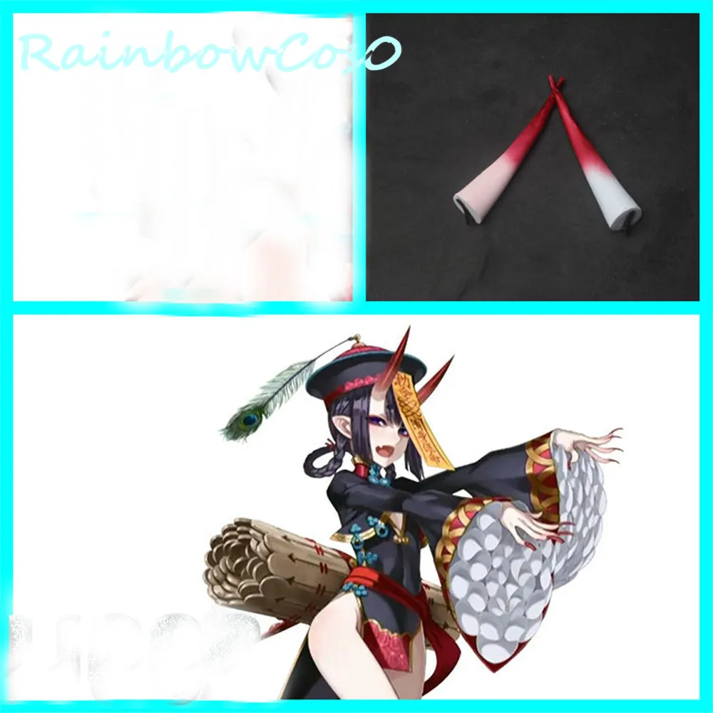 Бесплатная доставка реквизит для косплея Fate Grand Order FGO Shuten douji Headpeice очки аниме