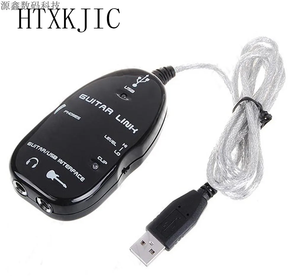 Guitar Link USB Audio Cable Interface Guitarlink Lead to Computer For PC MAC MP3 Recording XP With Driver Software New