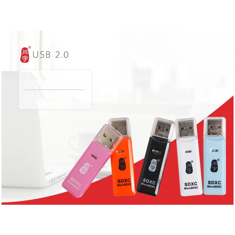 Устройство чтения карт Microsd Kawau USB 2 0 поддерживает до 128 ГБ со слотом для SD C296