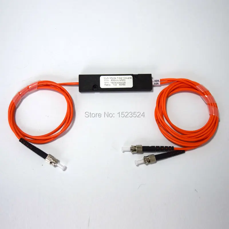Бесплатная доставка 62 5 нм 125/50/50 мм коэффициент связи ST/PC 1x2 FBT соединитель 1*2