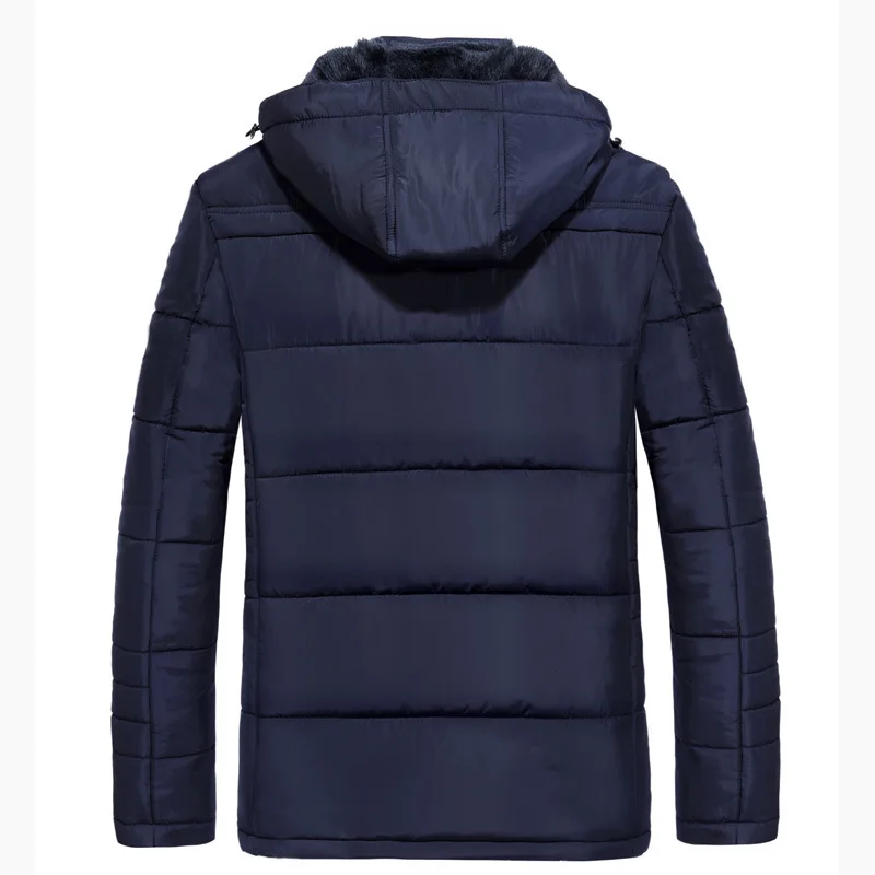 2019 брендовая зимняя куртка мужские парки Толстая Теплая Флисовая парка Мужское