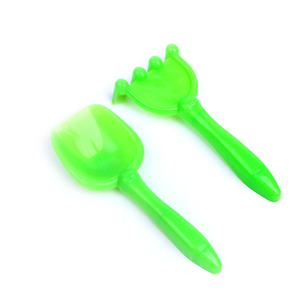 2 шт. детские пляжные лопатки и грабли|Пляжные/песочные игрушки| |