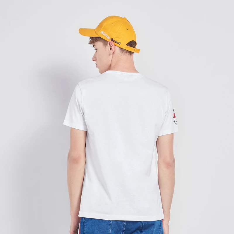 SEMIR Мужская футболка 2019 летние футболки миры народный Черный Белый Фитнес