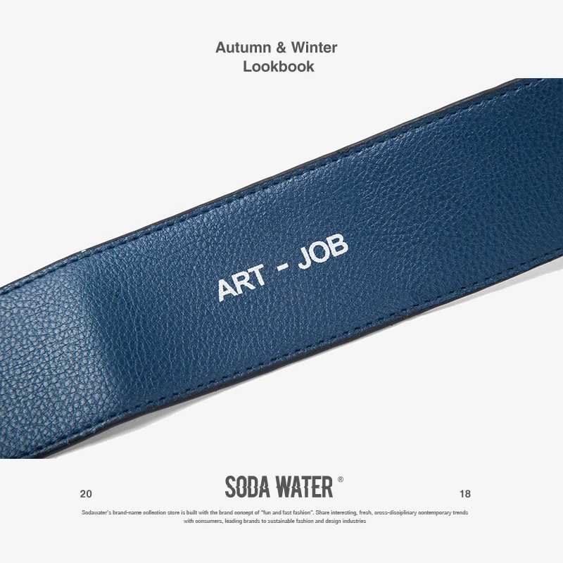 Прозрачная поясная сумка на плечо sodawater дизайнерская мессенджер из ПВХ 152AI2017