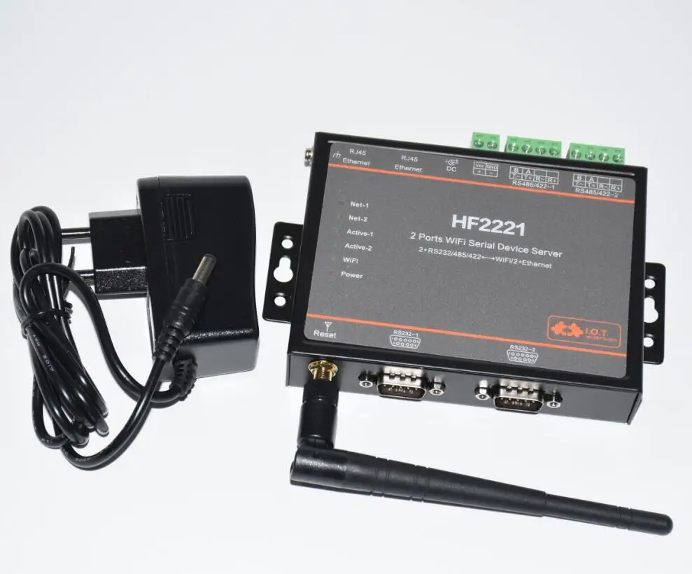 

Конвертор сервера RS232/RS422/RS485 на Ethernet/Wi-Fi, Поддержка преобразования серверного модуля, TCP/IP/Telnet /Modbus