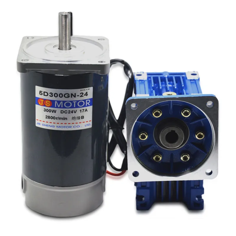 DC12V24V 300 Вт 5D300GN NMRV40 двигатель постоянного тока Червячная Шестерня редуктор с