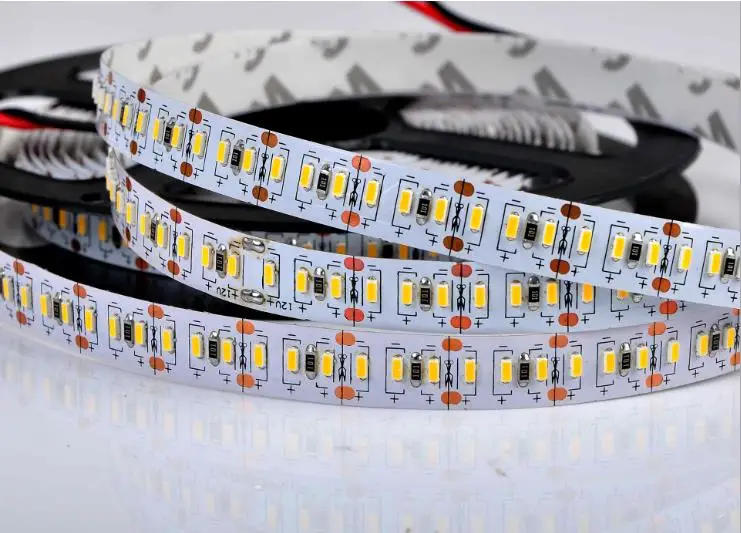 5 м 1200 светодиодный S 12 В постоянного тока 24 3014 SMD СВЕТОДИОДНЫЙ ная лента 240 одов/м