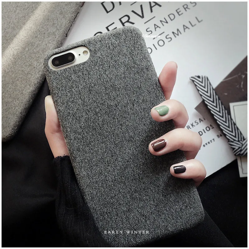 Glitter Ultra-thin Phone Case For Apple iphone 8 7 6 6S Plus Back Cover Soft TPU Silicone Canvas Cases X Fundas | Мобильные телефоны