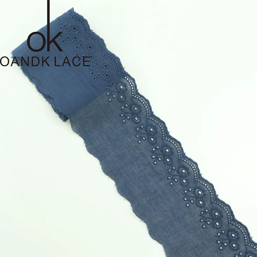 Кружевные Аксессуары 8 см тканевый материал 3 ярда кружевной хлопковый шнур