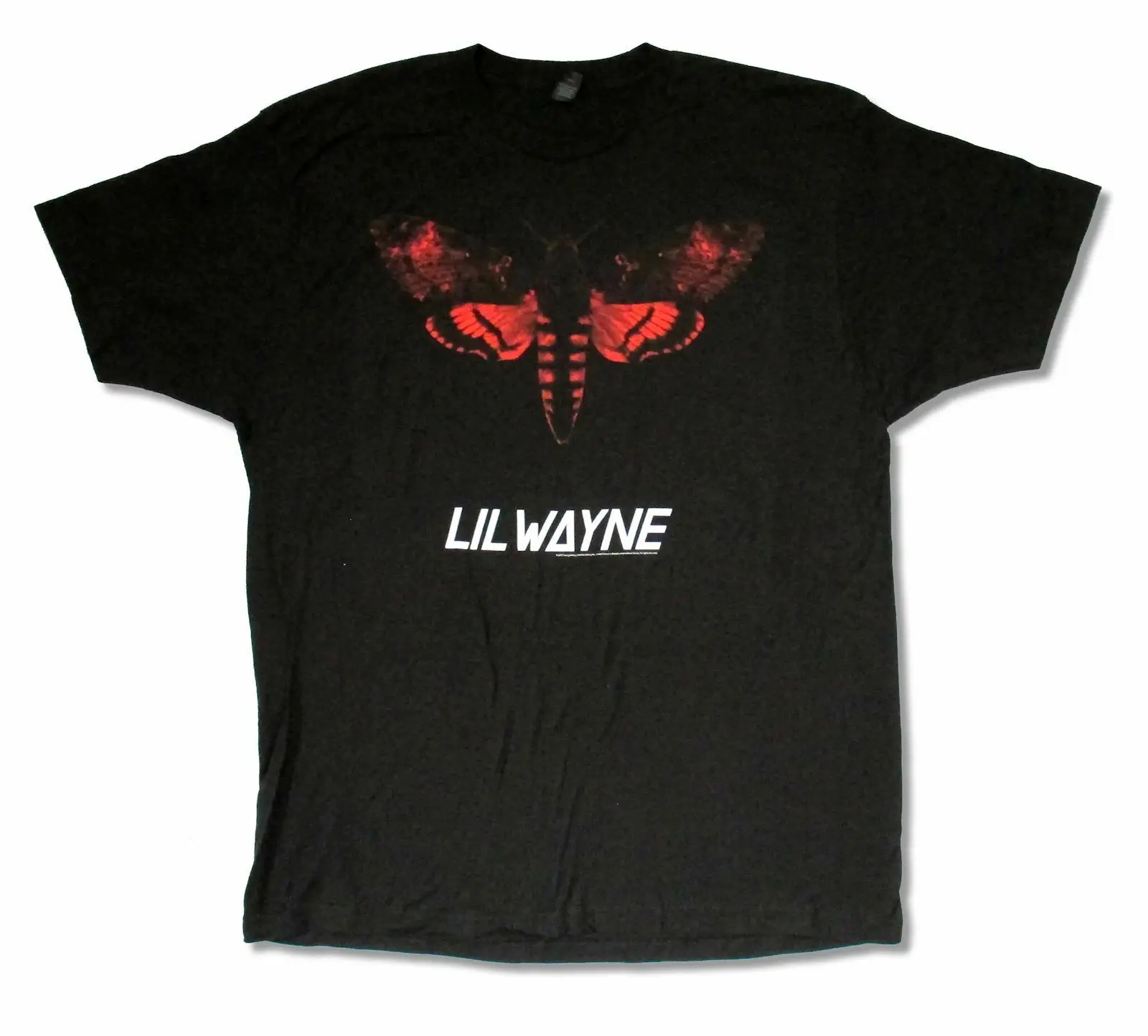 LIL WAYNE MOTH TOUR 2013 черная футболка новый официальный рэп для взрослых|Мужские
