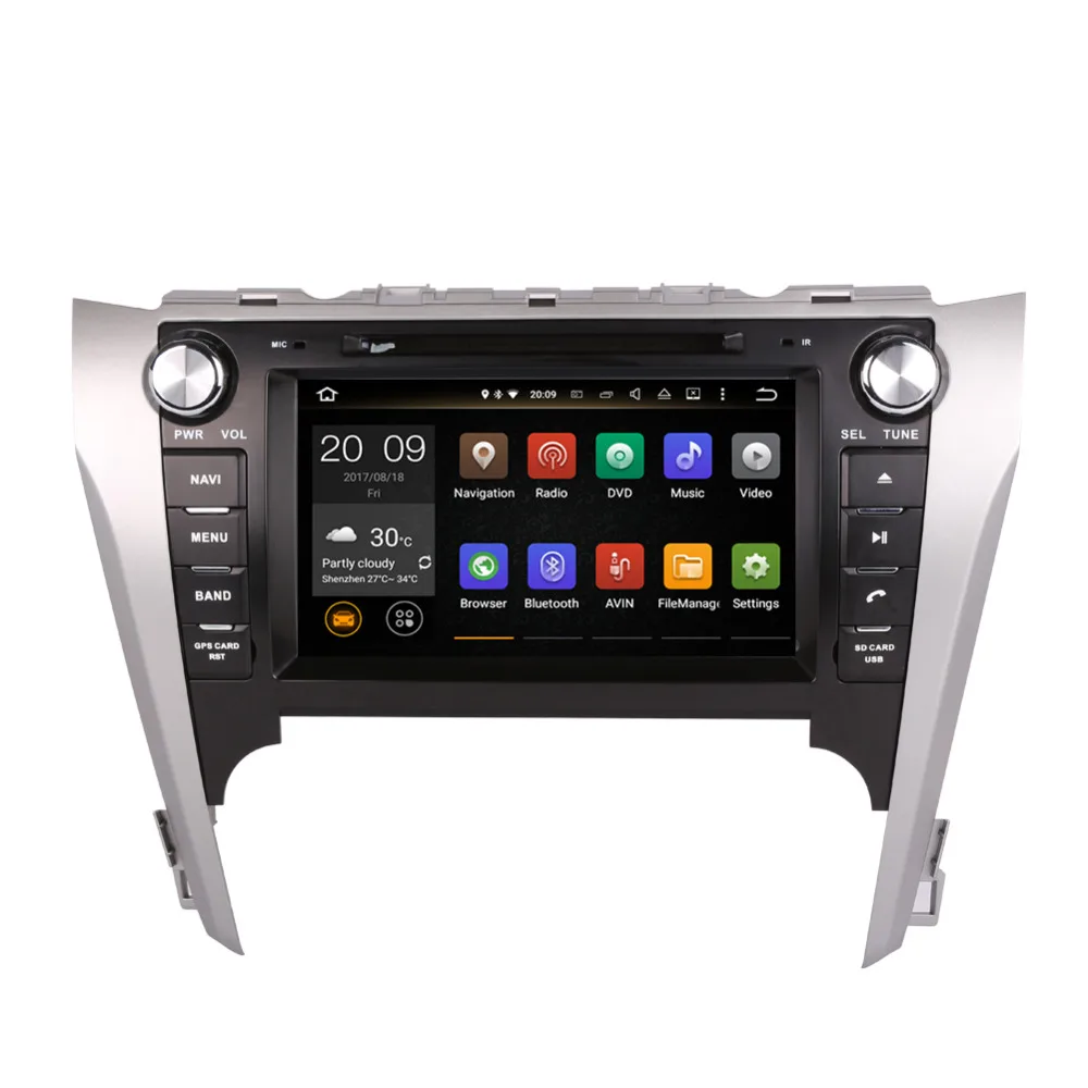 2 Din Android 8 0 Octa Core 4 Гб + 32 ГБ Автомобильный ПК GPS головное устройство для Toyota Camry/Aurion