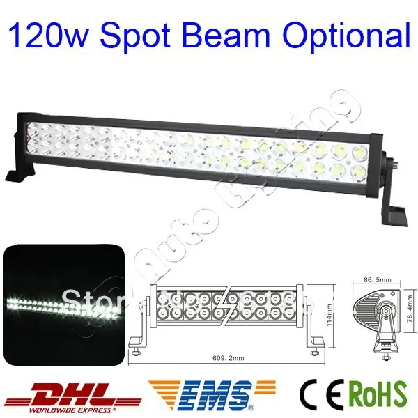 10~30v 120w led work light bar spot beam LED ALLOY 4WD boat UTE Truck Mining Camping ATV driving lamp lighting | Автомобили и
