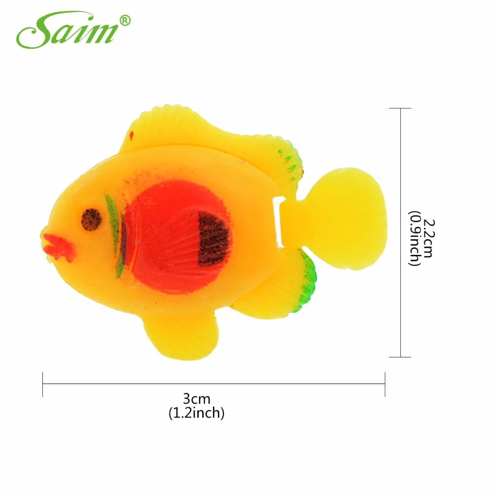 Аквариумные украшения для аквариума 6 шт. искусственные плавающие рыбы акууариды
