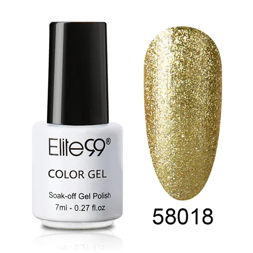 58018 Elite99 Bling 7 мл неоновый Гель-лак для ногтей 12 цветов замачиваемый УФ светодиодный Гель-лак для нейл-арта Vernis долговечные гель-лаки - Цвет: 58018