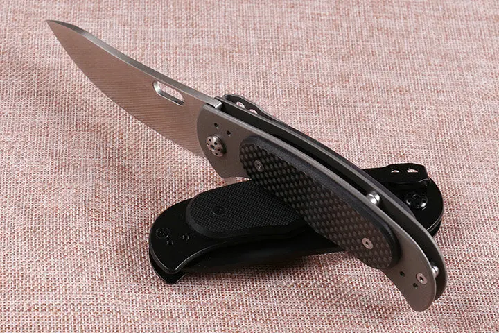 Поверхностно titanium G10 складной нож бутик Карманный Подарочный суши рыбы