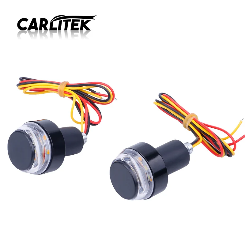 CARLitek 2X мотор светодиодный Белый Желтый сигнальный световой индикатор поворотные