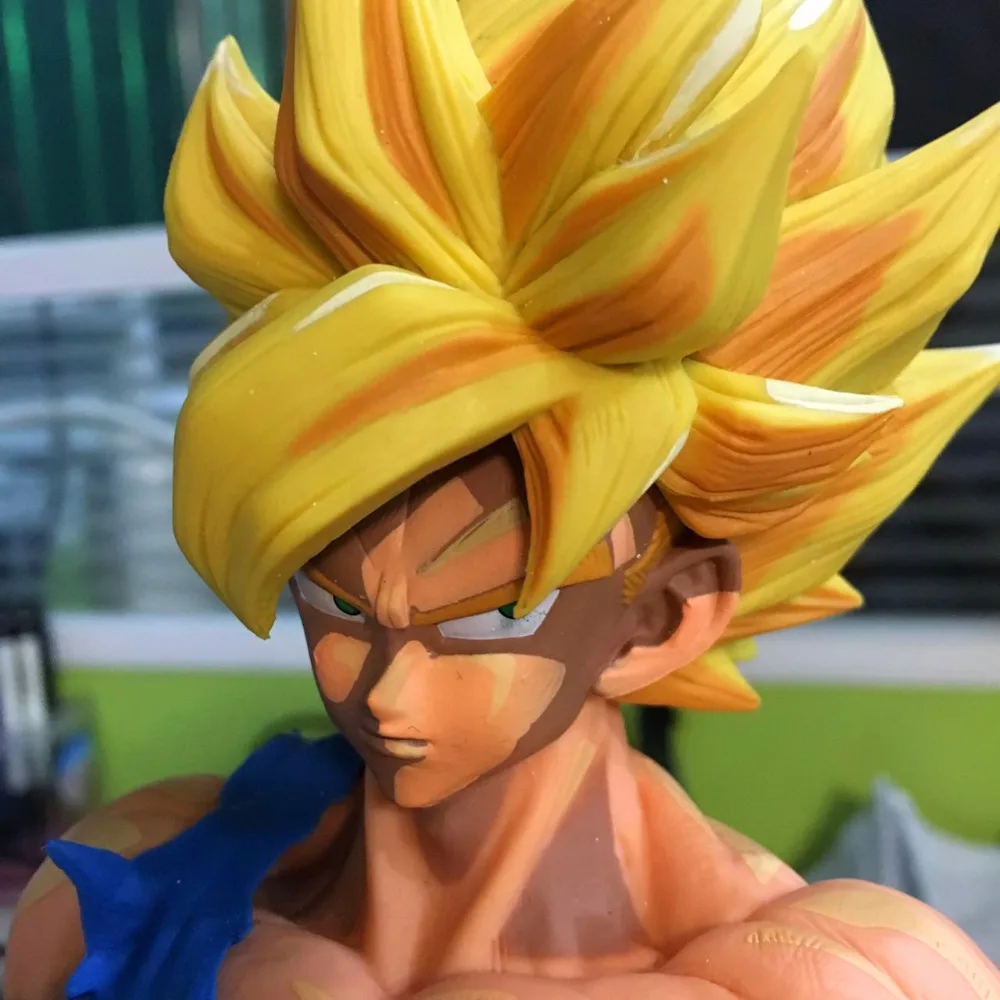 Huong Anime Figur 34 см Dragon Ball Z Son Goku Рисованные комиксы Ver. ПВХ фигурка Коллекционная