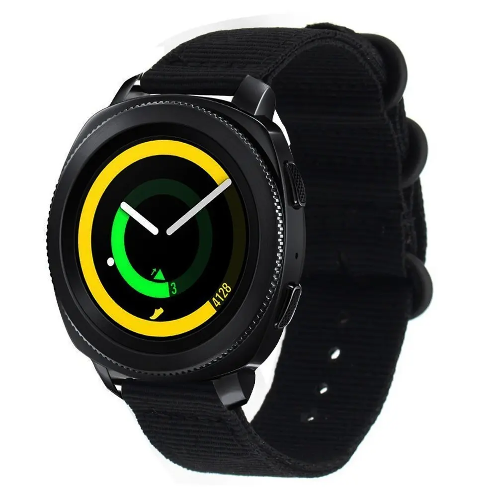 20 мм 22 нейлоновые ремешки для Samsung Gear S2 S3 браслетов универсальные часов 18 24 Замена