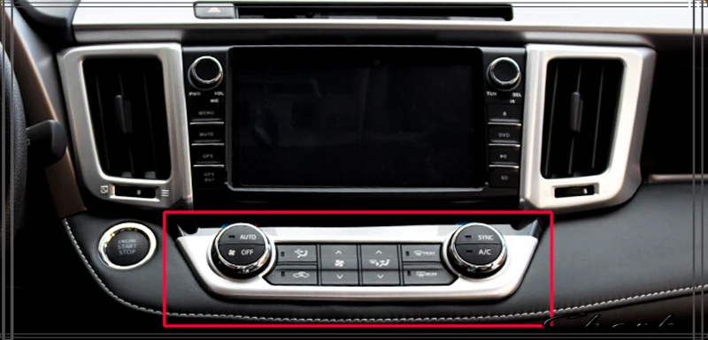 Новый ABS хром для Toyota RAV4 2016 2017 центральный пульт управления Переключатель