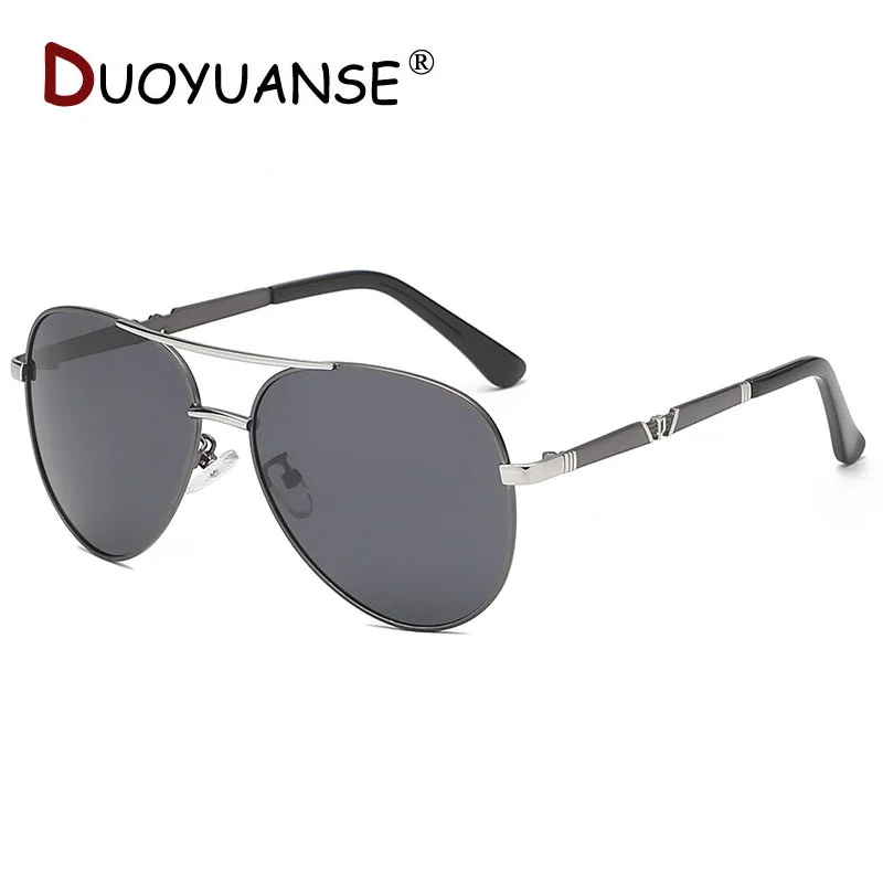 DUOYUANSE Fishing High Quality Polarized Sunglasses Men Driver Driving Alloy Sunglass Male 2019 Sun Glasses 2813 | Аксессуары для
