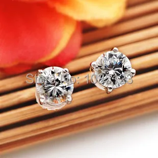 

Pretty Multicolor Crystal No Ear Hole Magnetic Unisex Earring 1Pair