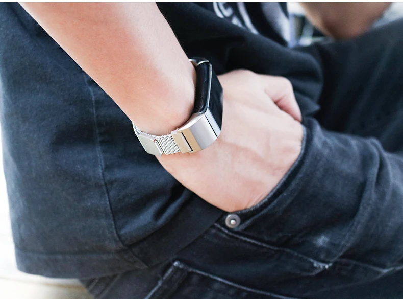 SIKAI ремешок для часов Huami Amazfit Cor браслет из нержавеющей стали ремешок для часов Huami Amazfit Cor ремешок