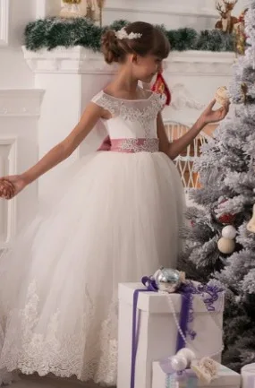 Новое Детское платье для девочек от 2 до 11 лет вечерние бальные платья свадьбы