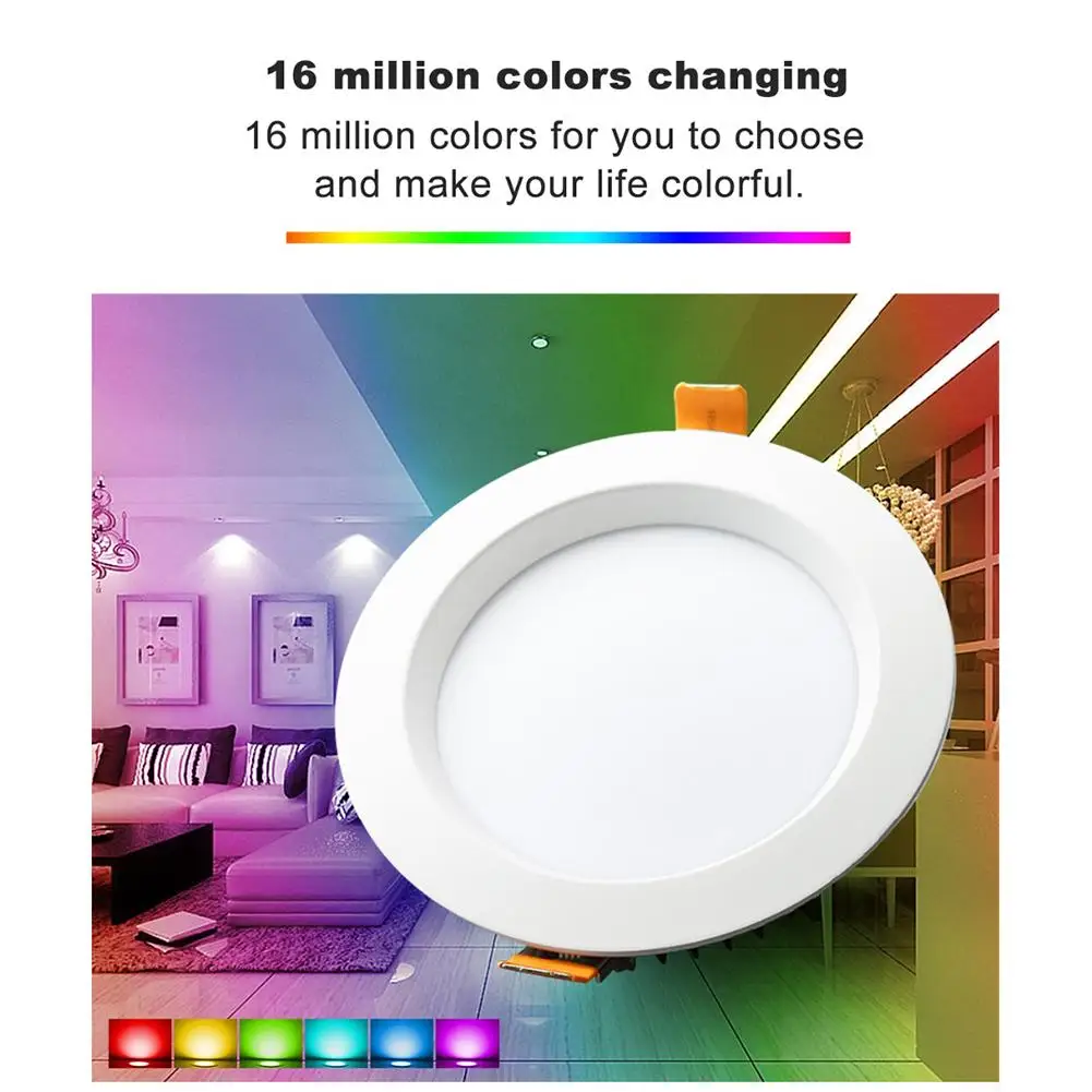 ZIGBEE RGB CCT потолочный светильник протокол ZLL совместим с Hue Echo Plus напряжение 100 в 240 В 6 Вт