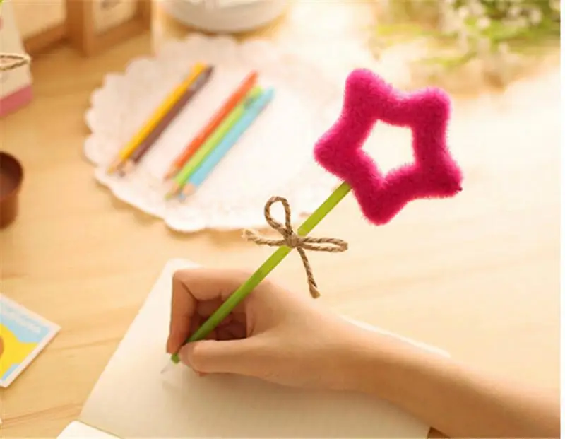 Забавное растение бонсай ручка знак шариковые канцелярские принадлежности для